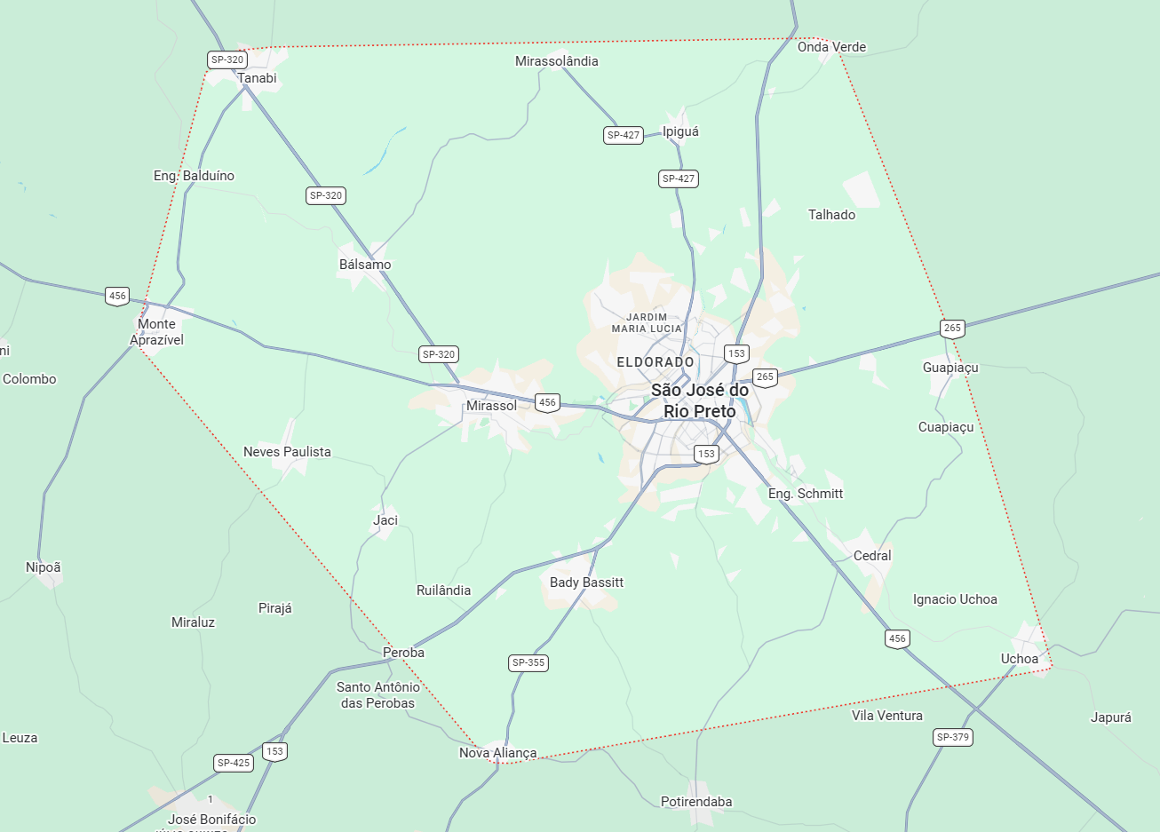 Mapa de Atuação Alfa Espelhos